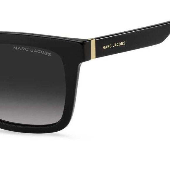 🔥NWT MARC JACOBS MARC 683/S Sunglasses Black Frame Gray Lenses🔥 $395 - Picture 4 of 7
